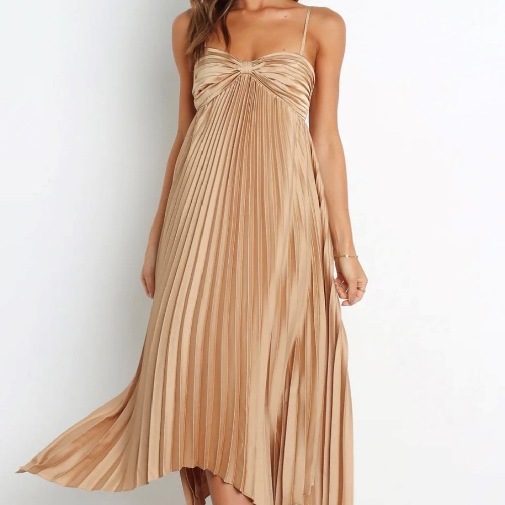 Petal & Pup Vikki Dress- Gold